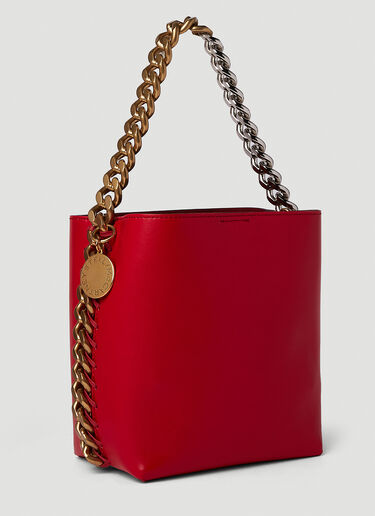 Stella McCartney Frayme Bucket Shoulder Bag Red stm0251031