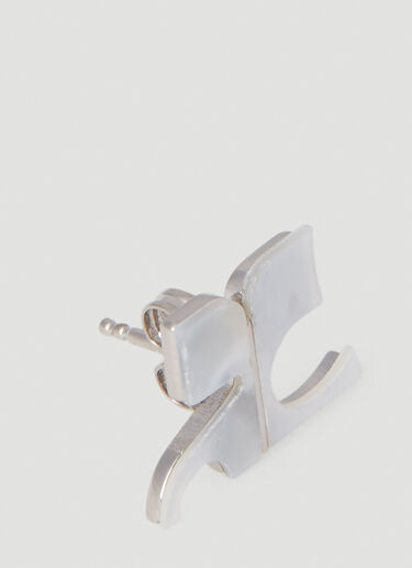 AC Studs Pearl Earrings Courrèges AC Studs Pearl Earrings Silver cou0251005