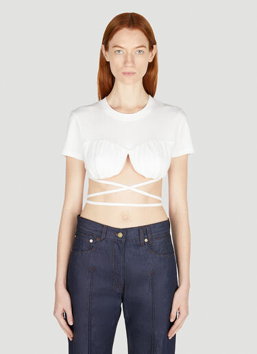 Jacquemus 르 바시 티셔츠 화이트 jac0251044