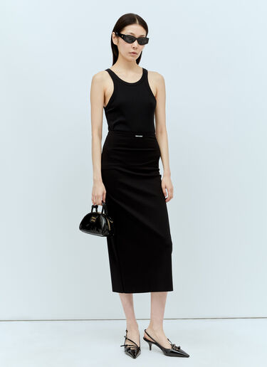Miu Miu Patent Leather Mini Bag Black miu0255028