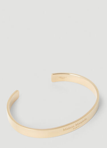 Maison Margiela Logo-Engraved Bracelet Gold mla0151073
