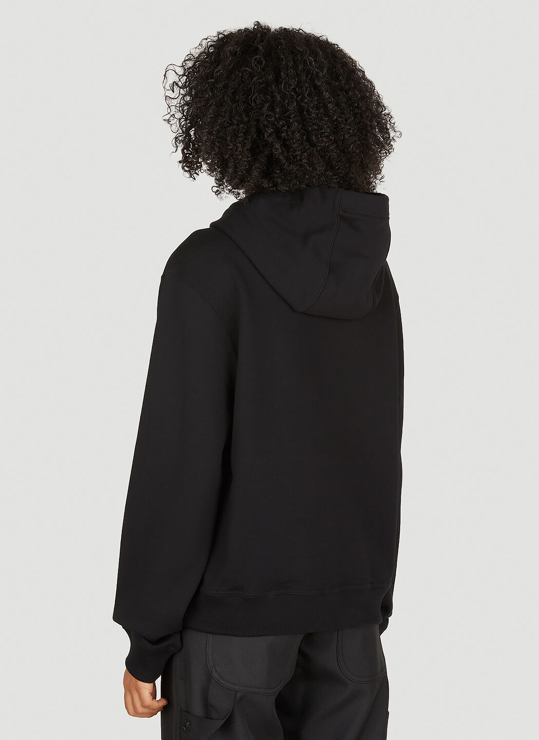 Burberry Logo Patch Hooded Sweatshirt in Black | LN-CC Burberry Logo Patch Hooded Sweatshirt in Black | LN-CC