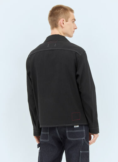 Junya Watanabe Topstitched Wool-Blend Jacket Black jwn0158003