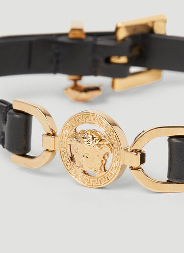 Versace 메두사 초커 네크리스 블랙 vrs0253033