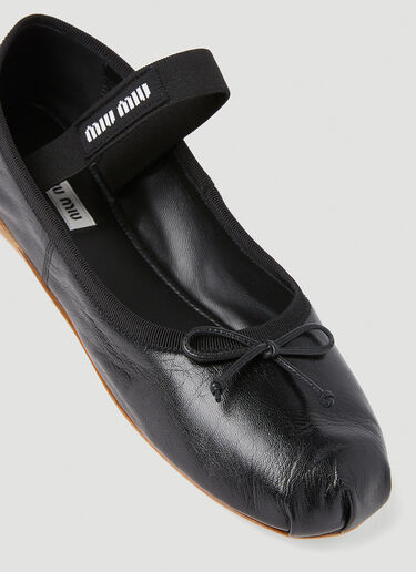 Miu Miu Ballerina Flats Black miu0252063