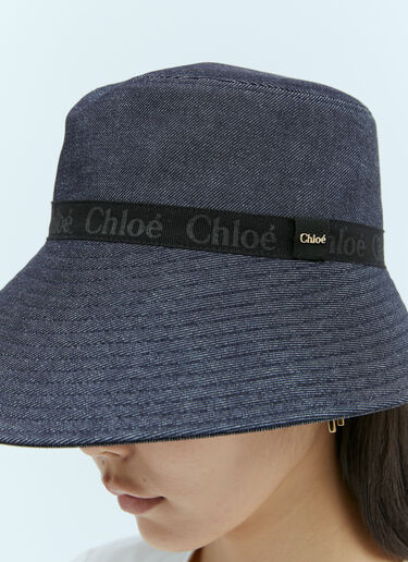 Woody Bucket Hat Chloé Woody Bucket Hat Blue chl0255077