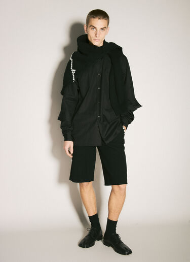 Comme des Garçons Homme Plus 双层袖衬衫 黑色 hpl0158002