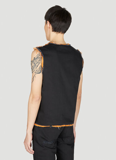Raf Simons 双层牛仔上衣 黑色 raf0351001