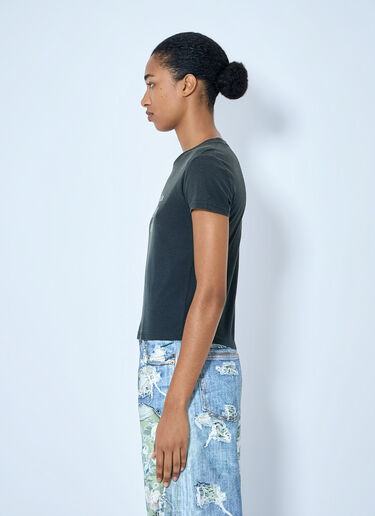 Acne Studios Fitted Logo T-Shirt Grey acn0265075