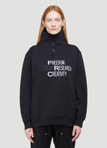 032C Text Print Sweatshirt  cee0310002