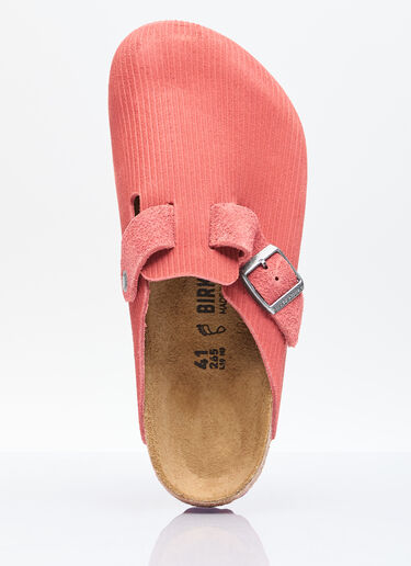 Birkenstock 엠보싱 보스턴 뮬  레드 brk0156005