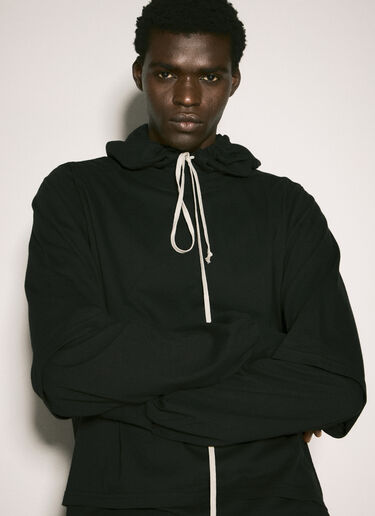 Rick Owens DRKSHDW Hustler Hooded T-Shirt Black drk0158007