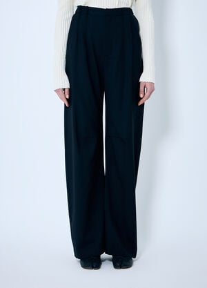 MM6 Maison Margiela Wool Tailored Pants White mmm0259003