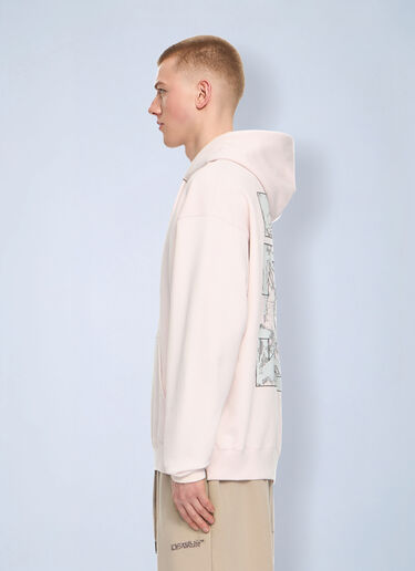 Off-White Paint Arrow Skate Hoodie Brown ofw0164172