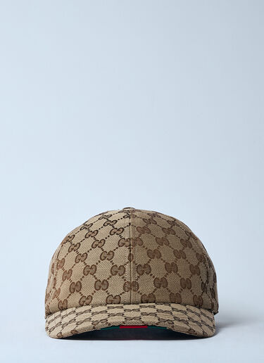 Gucci GG Supreme Baseball Cap Brown guc0159072