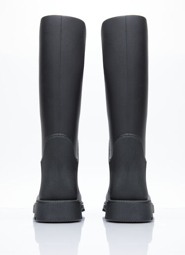 Burberry Rubber Marsh High Boots Black bur0154020
