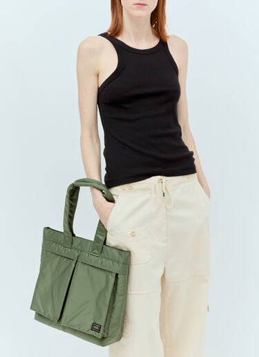 Porter-Yoshida & Co Tanker Tote Bag Green por0356005