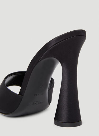 Saint Laurent Suite High Heel Mules Black sla0251176