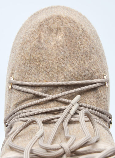 Moon Boot Icon Felt Boots Beige mnb0360004