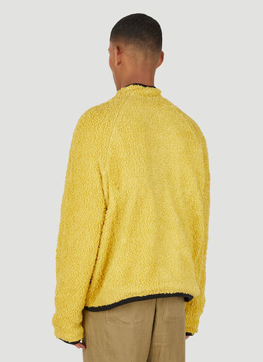 Wynn Hamlyn Zipper Fleece Sweatshirt Yellow wyh0148014