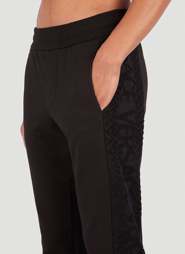 Versace Terry Logo Track Pants Black ver0151007