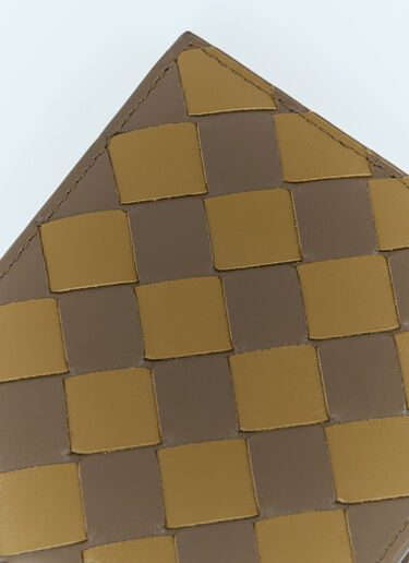 Bottega Veneta Intrecciato Bi-Fold Wallet Khaki bov0158021