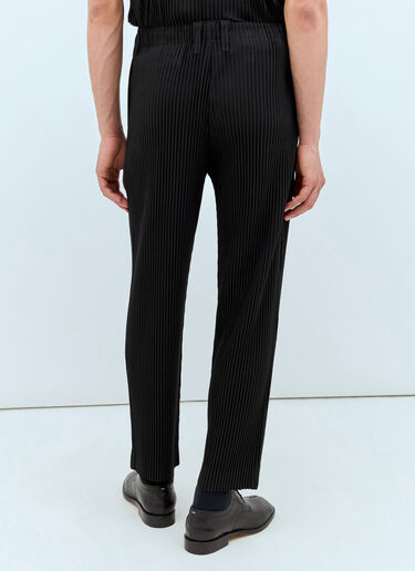 Homme Plissé Issey Miyake 褶裥长裤  黑色 hmp0158009