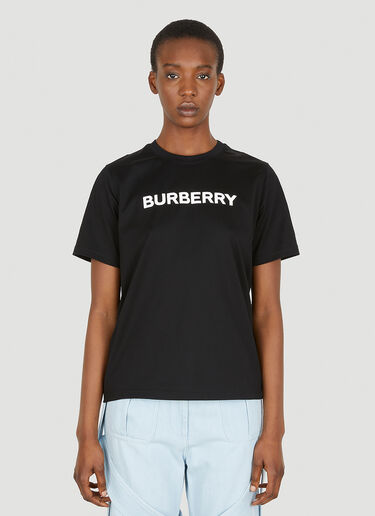 Burberry Margot Logo Print T-Shirt Black bur0249020