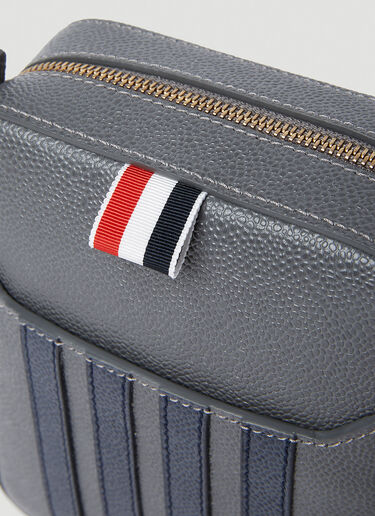 Vertical Camera Crossbody Bag Thom Browne Vertical Camera Crossbody Bag Grey thb0152018