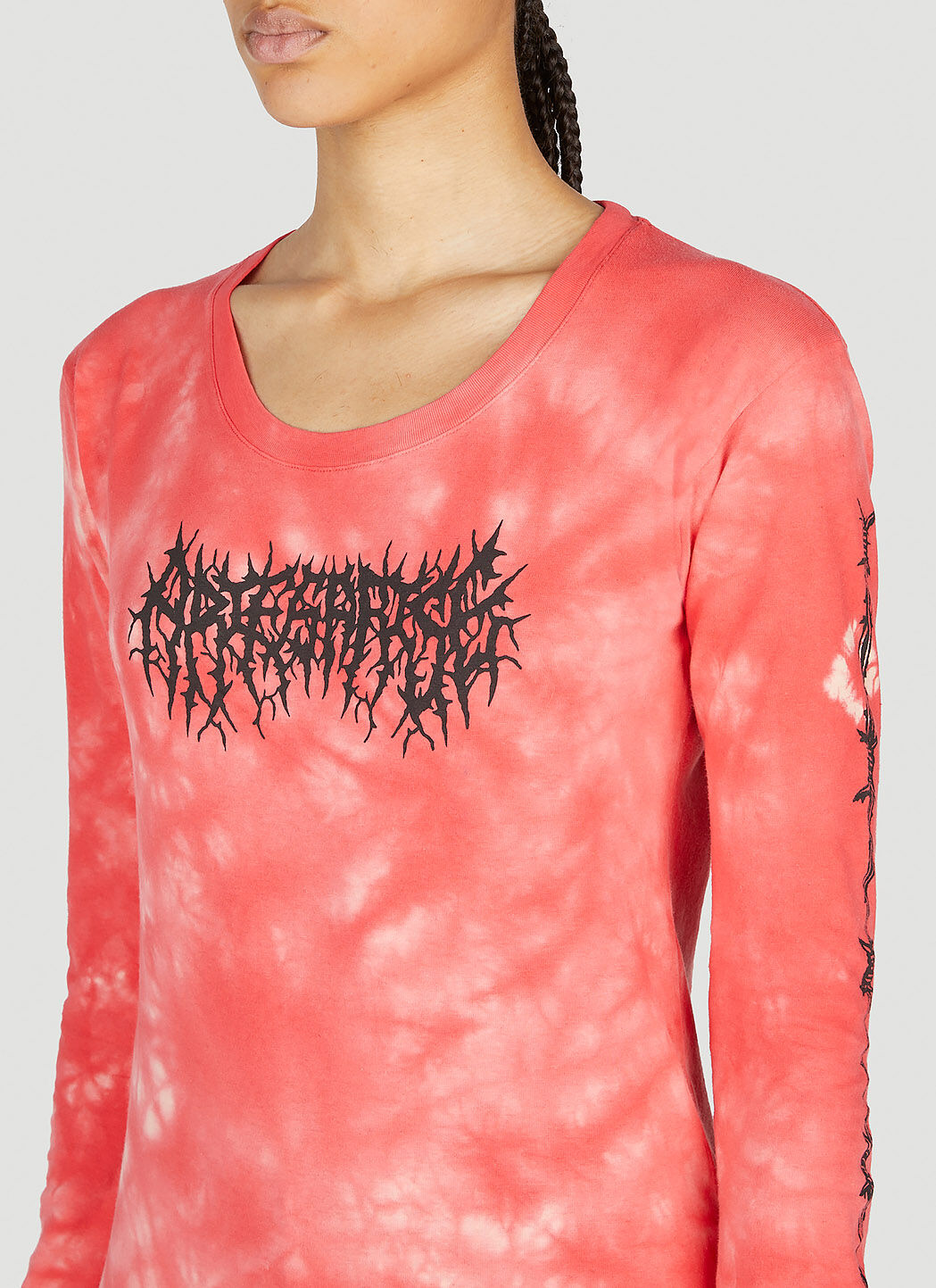 Aries Women's' Ultra Metal Long Sleeve T-Shirt in Red | LN-CC®