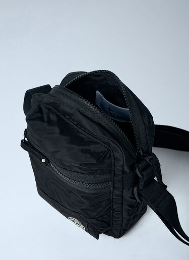 Logo Patch Crossbody Bag Stone Island Logo Patch Crossbody Bag Black sto0164026