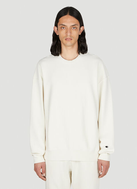Champion Logo Embroidered Sweatshirt Cream cha0152021