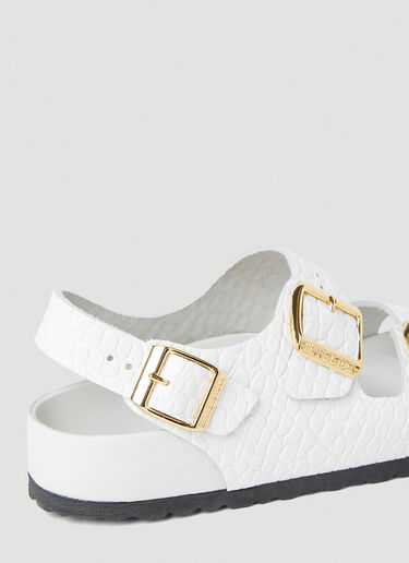 Birkenstock Milano Embossed Sandals White brk0252010
