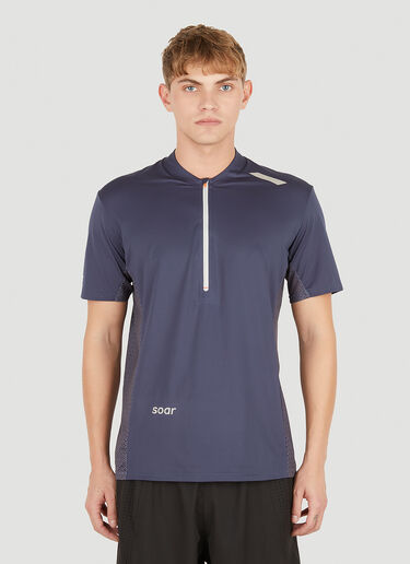 SOAR Half Zip Track Top Purple soa0150012