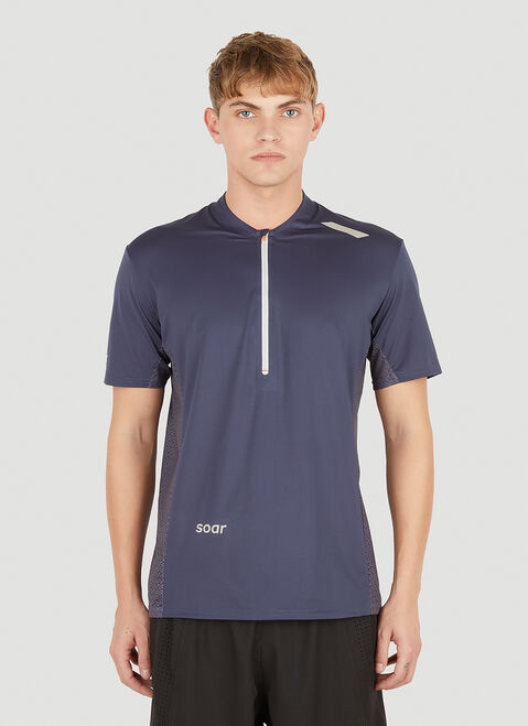 SOAR Half Zip Track Top Brown soa0150004