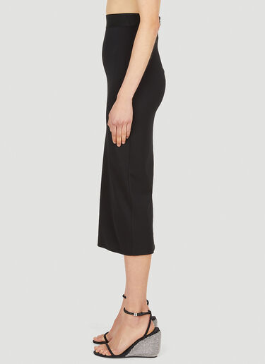 Dolce & Gabbana Logo Waistband Skirt Black dol0250056