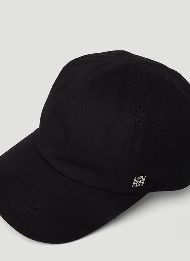 TOTEME Logo 贴饰棒球帽 黑色 tot0251012