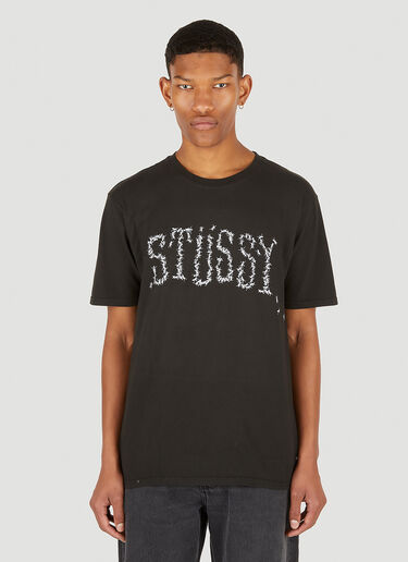 Ants Logo Print T-Shirt Stüssy Ants Logo Print T-Shirt Black sts0151035