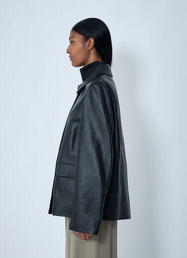 Grained Leather Jacket TOTEME Grained Leather Jacket Black tot0262025