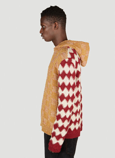 マルチパネル チェッカーボード スウェットシャツ Marni マルチパネル チェッカーボード スウェットシャツ オレンジ mni0153007