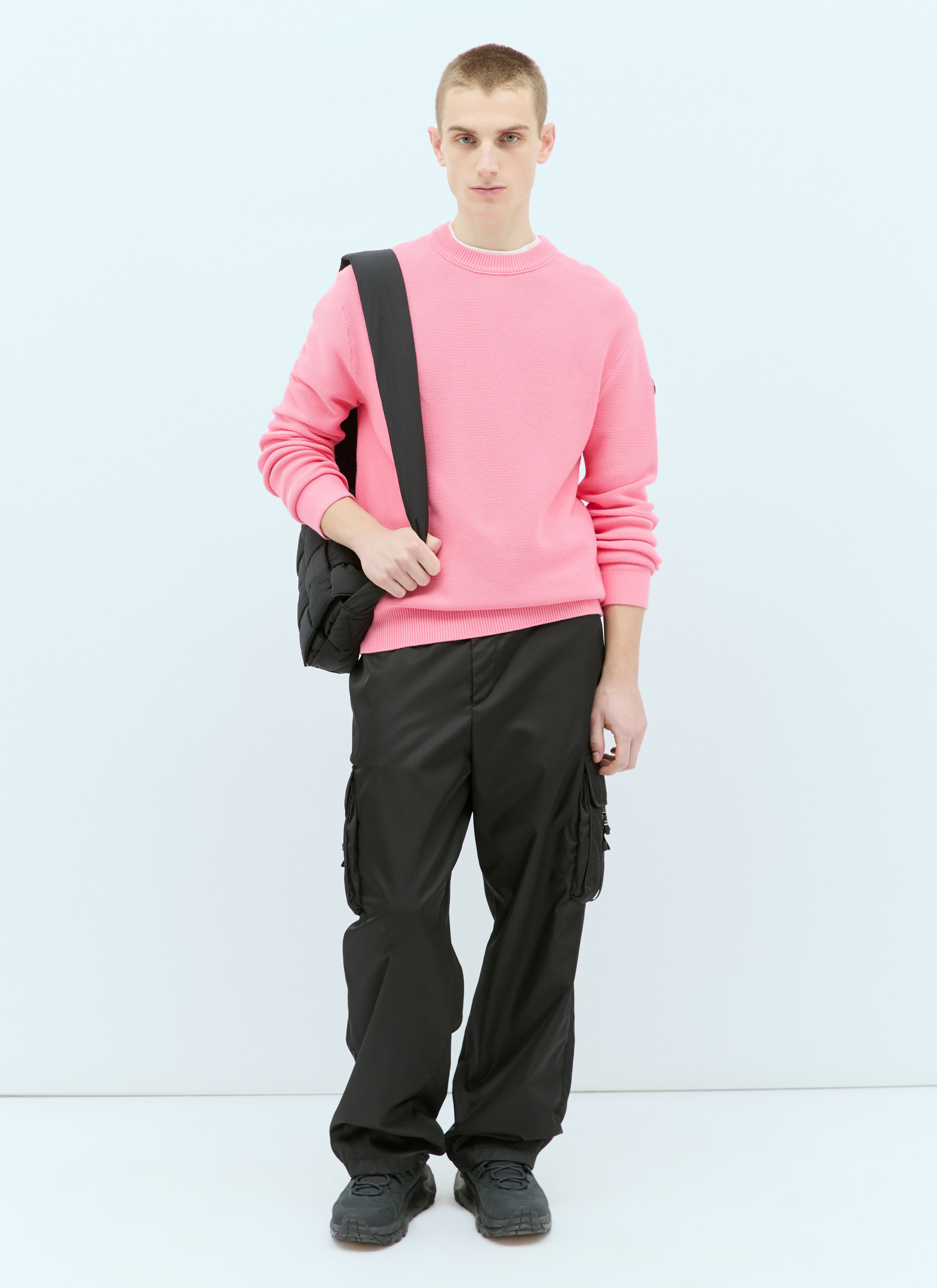 Moncler pink sweater best sale