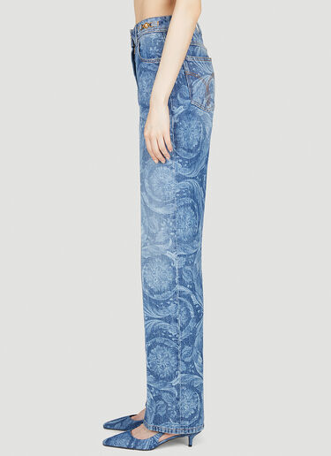 Versace Barocco 常规版型牛仔裤 蓝色 ver0255002