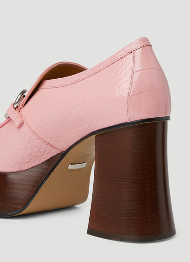 Gucci Horsebit Platform Loafers Pink guc0251077