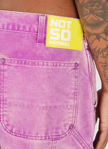 NOTSONORMAL Washed Working Jeans Purple nsm0351008