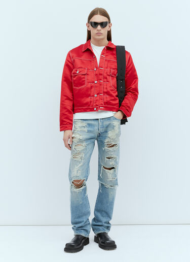 Kenzo x Levi's Type II Satin Trucker Jacket Red klv0156005