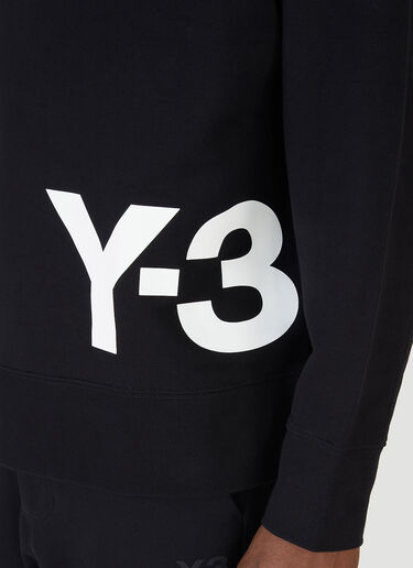 Y-3 Logo Crewneck Sweatshirt Black yyy0147023