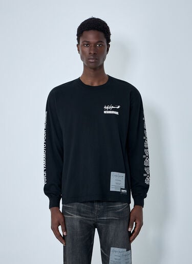 Yohji Yamamoto x Neighborhood Long-Sleeve T-Shirt Black yoy0164015