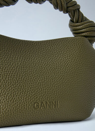 LN-CC® - GANNI: Bou Mini Handbag - Olive GANNI Bou Mini Handbag Olive gan0265051
