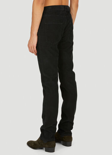 Saint Laurent Corduroy Pants Black sla0149019