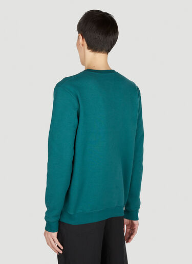 Saint Laurent 正面徽标刺绣运动衫 绿色 sla0151039